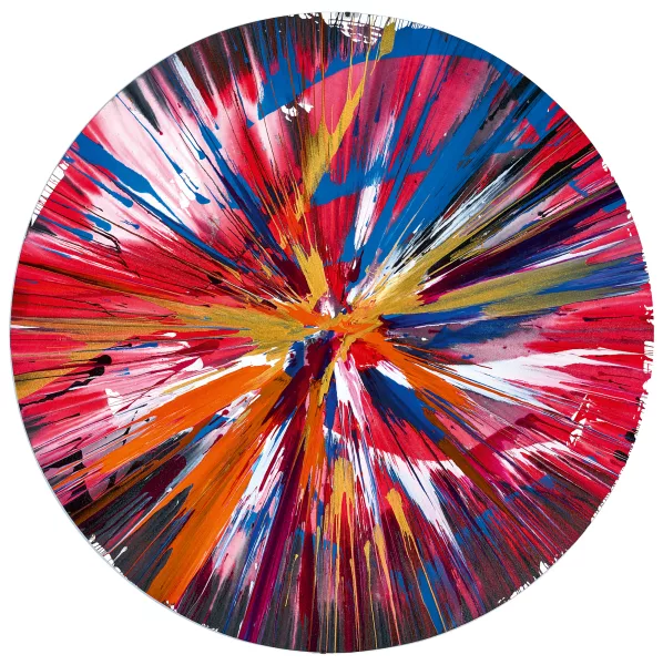 Damien Hirst — Circle Spin Painting, 2009