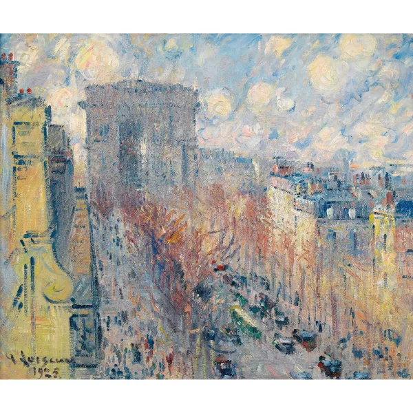 Gustave Loiseau — "Avenue Friedland, Paris".