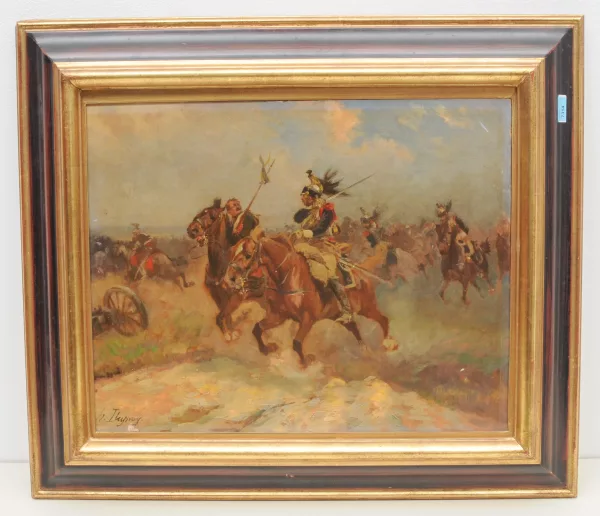 Henri-Louis Dupray — Kavallerie in der Schlacht