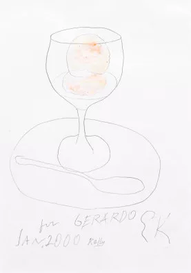 Ellsworth Kelly — Stillleben mit Glacecoup, 2000