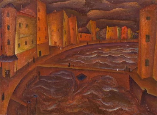 Gordon Mallet McCouch — Der Quai, 1924