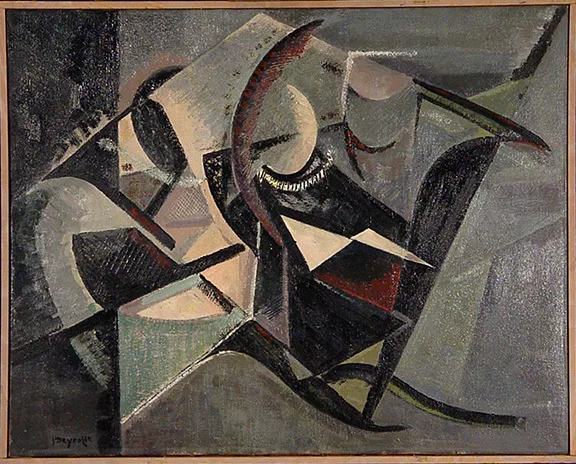 Jean Deyrolle — D'un Bijou rose et noir No. 44, 1945