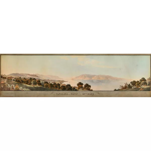 Christian Gottlieb Steinlen — "Panorama de Vevey et ses environs".