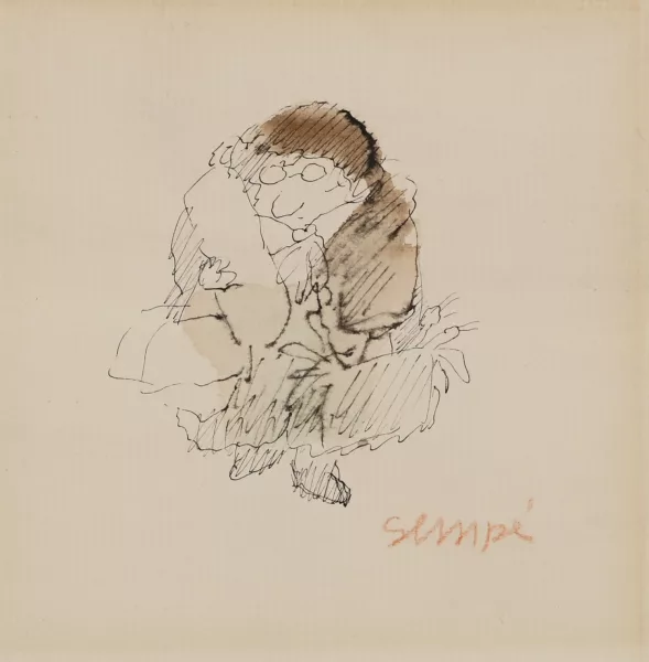 Jean Sempé — Femme de ménage