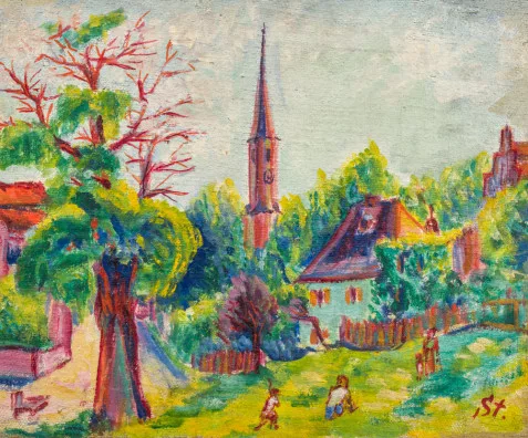 Stanisław Stückgold — Keferstrasse nahe München, um 1914/15