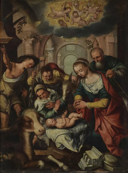 Pieter Aertsen — Suiveur de Pieter Aertsen — Nativité