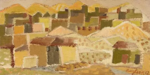 Eduard Bargheer — Stadt in der Wüste