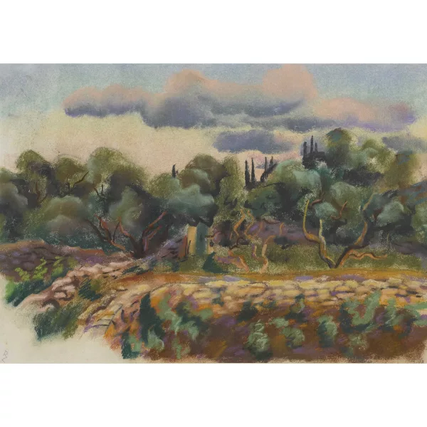 Richard Ziegler — « Jardin à Dubrovnik ».