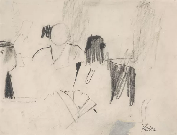 Larry Rivers — Jazz Gallery Three Figures