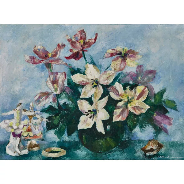 Paul Charlemagne — "Les tulipes marbrées".