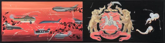 Reena Saini Kallat — Birds of Steel–5, 2005-06