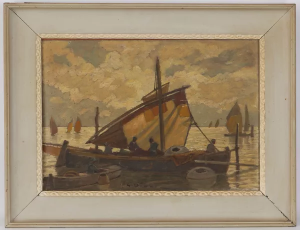 Ludwig Dill — Bateaux de pêcheurs