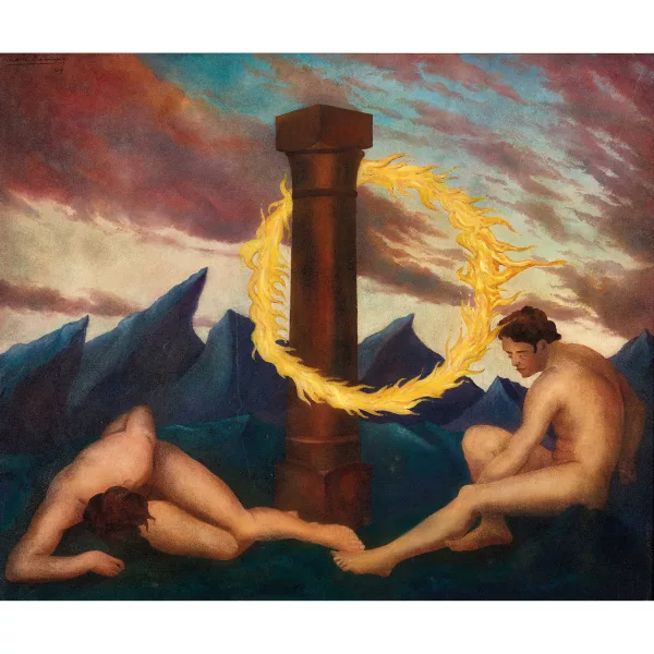 Marc Eemans — "La corona di fuoco / De vuurkrans".