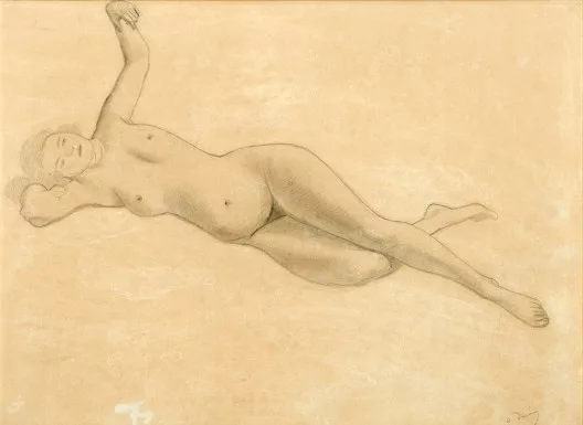 André Derain — Nu allongé couché