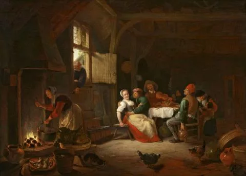 Hendrick Martensz Sorgh — Fröhliche Bauerngesellschaft