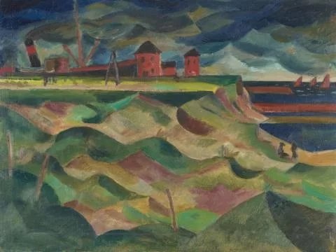 Paul Adolf Seehaus — Dünen und Dock