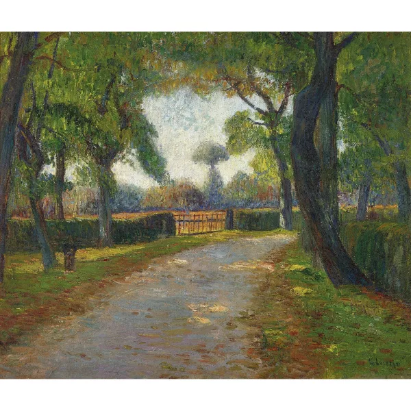 Gustave Loiseau — "Enclos et chemin".