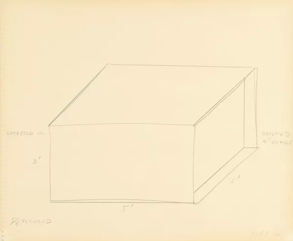 Donald Judd — Sans titre, 1976