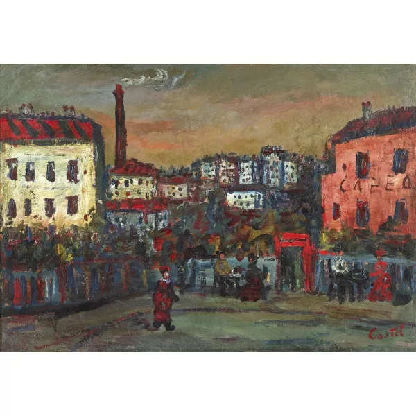 Moshé Castel — Café-Tabac de Paris.
