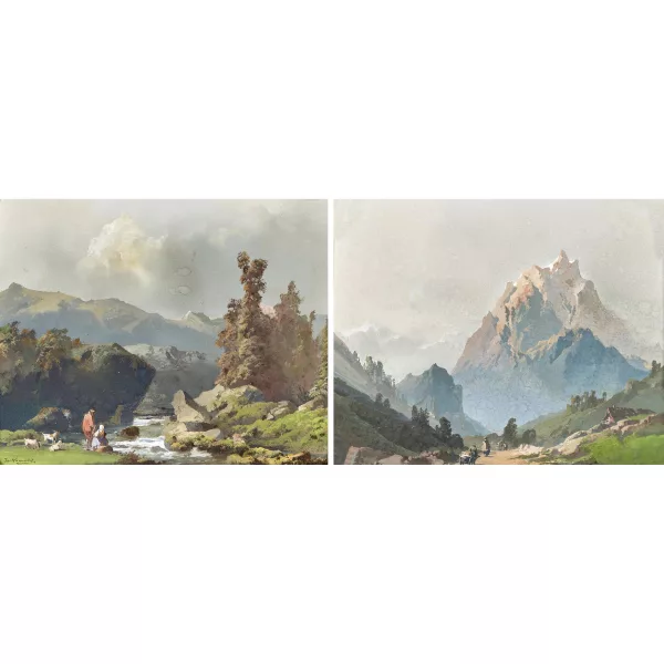 Josef Navrátil — Vues de montagne. Pendants.