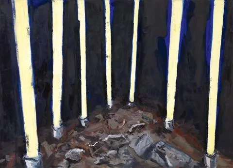 Volker Tannert — Ohne Titel (Unsere Wünsche wollen Kathedralen bauen)