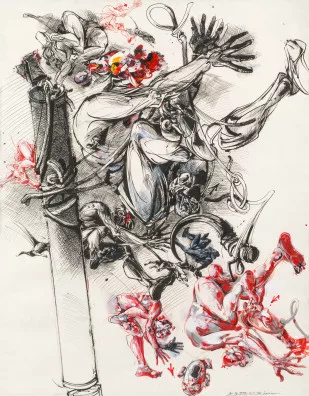 Vladimir Veličković — Sans titre, 1986