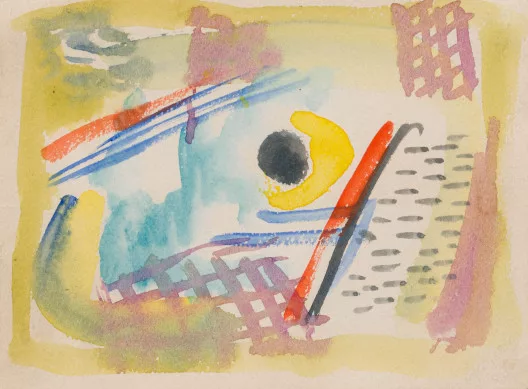 Hans Reichel — Composition (Sonne und Mond), um 1950