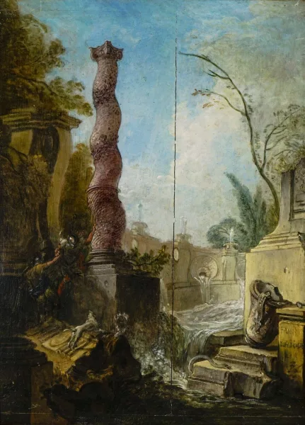 Jacques de Lajoüe — Ruines antiques animées