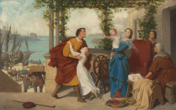 Auguste Leloir — Die Heimkehr