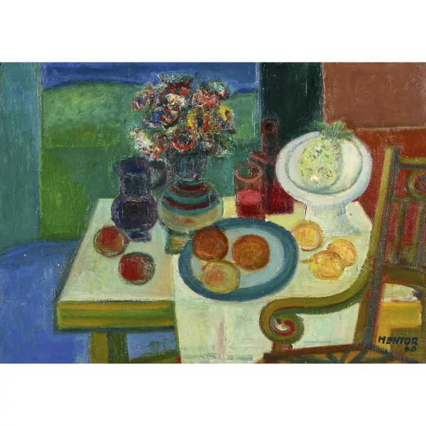 Mentor Blasco Martel — Nature morte avec table