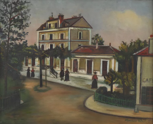 Maurice Utrillo — Bahnhof Belleville-sur-Saône (Rhône)