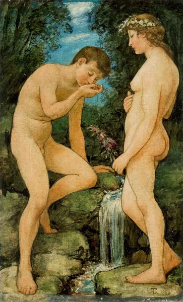 Hans Thoma — Die Quelle