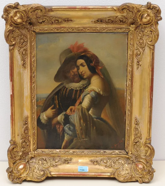 Joseph Paul Marius Soumy — Attribué à Soumy, Joseph Paul Marius — zugeschrieben Galantes Paar