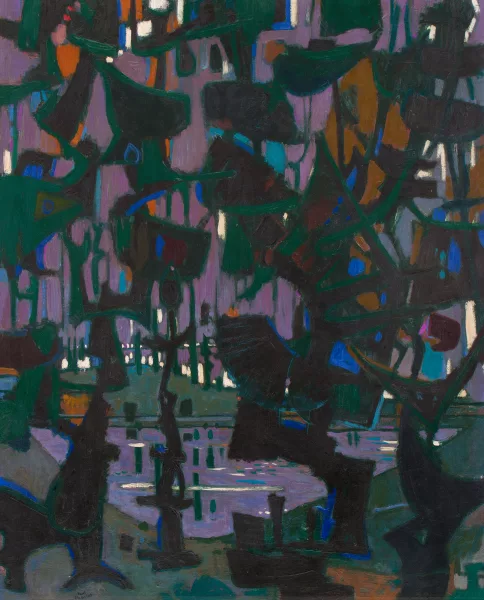Paul Charlot — L'étang mauve