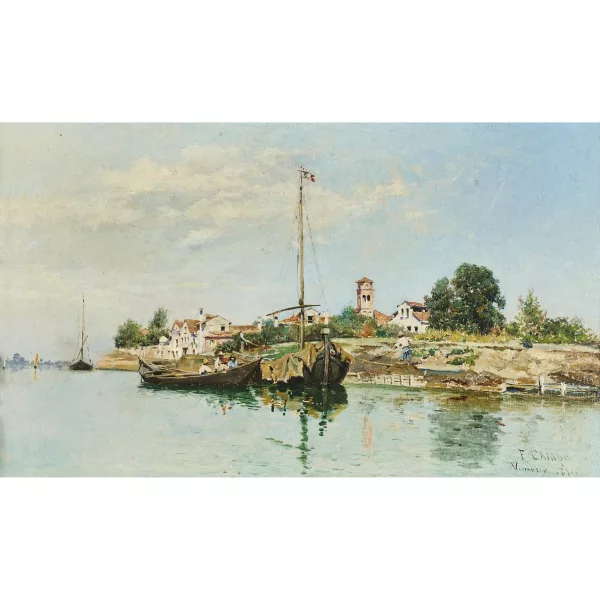 Federico del Campo — In der Lagune von Venedig.