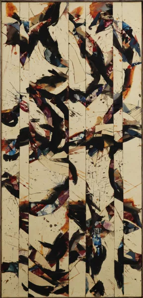 Thomas Erma — Thomas Erma (1939-1969), \Composition\, acrylique