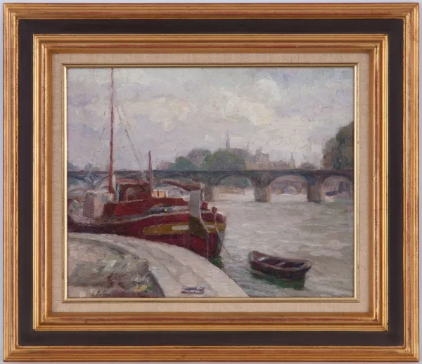 Albert Rubin — Vue de l'Ile de la Cité depuis la Seine