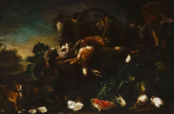 Alexandre-François Desportes — Entourage de Alexandre-François Desportes — Nature morte au gibier