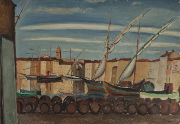 Edmond Ceria — Edmond CERIA (1884-1955), 'Au port'