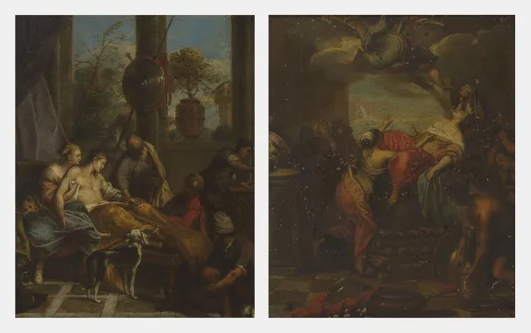 Nicolas Vleughels — La mort de Didon et La mort de Méléagre