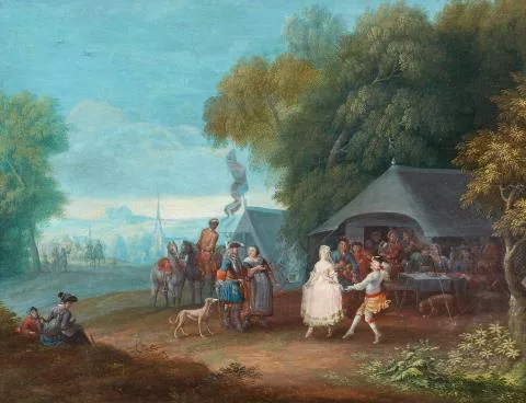 Jacques-Guillaume van Blarenberghe — Vier Gemälde der Jahreszeiten