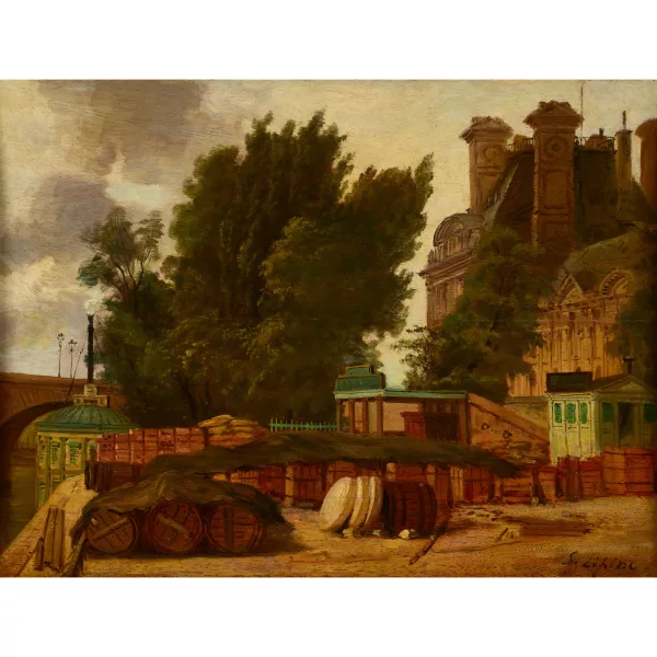 Stanislas Lépine — Dans le goût de Stanislas Lépine — Tonneaux au bord de la rivière