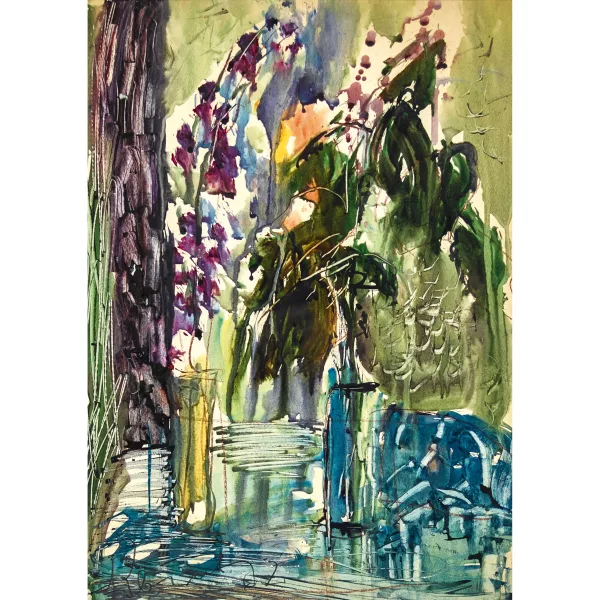 Anatoly Zverev — Nature morte aux vases et aux fleurs