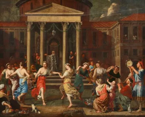 Johann Heiss — Tanz bekrönter Mädchen