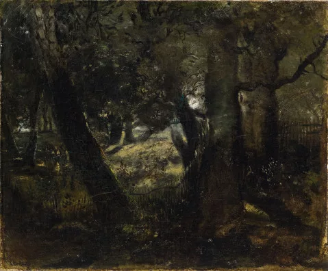 Théodore Rousseau — La Faisanderie dans la forêt de Compiègne