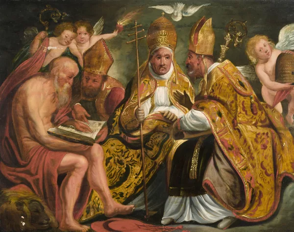 Jacob Jordaens — Kopie Die vier Kirchenväter