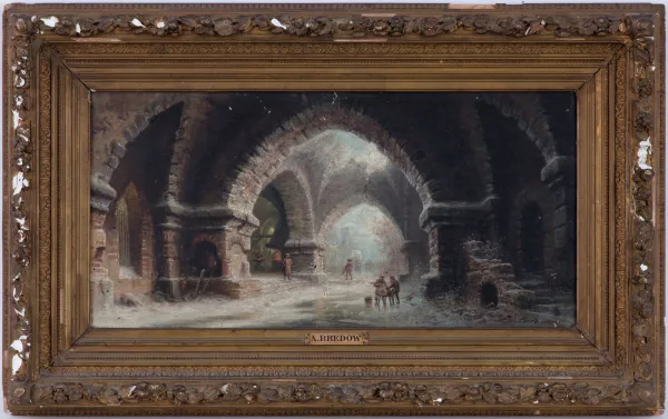 Albert Bredow — La forge en hiver