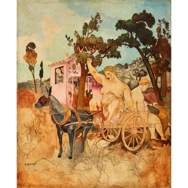 Alfred Courmes — Der Karren.