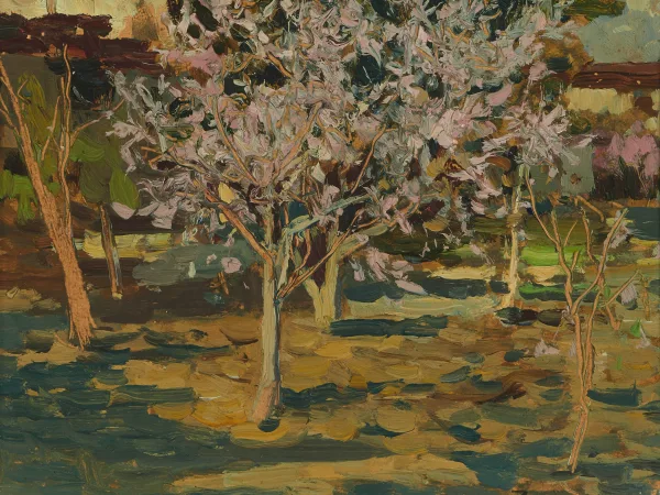 Domenico De Bernardi — Pêcher en fleurs