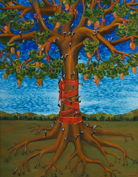 Édouard Duval-Carrié — Arbre déraciné